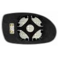 Зеркальный элемент CITROEN C-5 I (01-08) (L.Asf.Crom.12V)