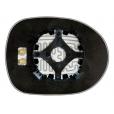 Зеркальный элемент HONDA Civic 5D VIII (06- ) (L.Asf.Crom.12V)