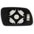 Зеркальный элемент PEUGEOT 307 (01-08) (L.Asf.Crom.12V)