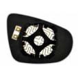 Зеркальный элемент VOLKSWAGEN Golf VI (08- ) (L.Asf.Crom.12V)